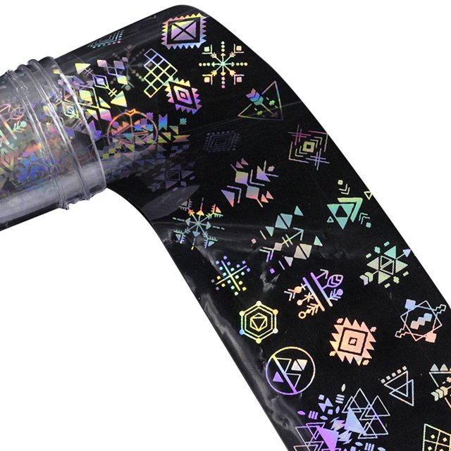 VONKY 4X100Cm/Roll Nail Foil Nail Transfer Sticker Water Slide Nail Art Decals Tips Manicure Diy