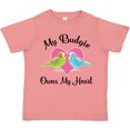thumbnail image 3 of Inktastic Budgie Parakeet Budgerigar Pet Girls Toddler T-Shirt, 3 of 5