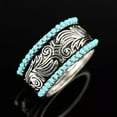 thumbnail image 3 of QQTDFG Gorgeous 925 Silver Turquoise Ring Women Wedding Jewelry Rings Gift Size 6-10-10-:#1, 3 of 7