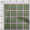 thumbnail image 1 of oneOone Silk Tabby Gray Fabric Madras Check Craft Projects Decor Fabric Printed By The Yard 42 Inch Wide, 1 of 4