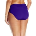 thumbnail image 2 of Kenneth Cole  Adult Women's Plus-Size Ruffle-Licous Sash Hipster Bikini Bottom, Ocean, 1X, 2 of 2