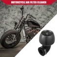thumbnail image 3 of Unique Bargains Air Cleaner Filter for Motorcycle Durable Carbon Fiber Pattern Rubber 28-48mm 90 Degree Black, 3 of 6