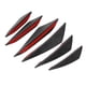 thumbnail image 4 of Spoiler de Parachoques Delantero, Difusor de Parachoques Delantero de Estilo de Fibra de Carbono 6pcs, 4 of 7