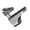 Brushed nickel, variant on Tibvox Upgrades Glass Shelf Supports Adjustable Glass Bracket for Wood/Glass Shelving