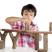 Guidecraft Branch Blocks - 36 Piece Kid's Natural Wooden Unit Building Set, Tree Block Stacking Sorting Toy for Toddlers