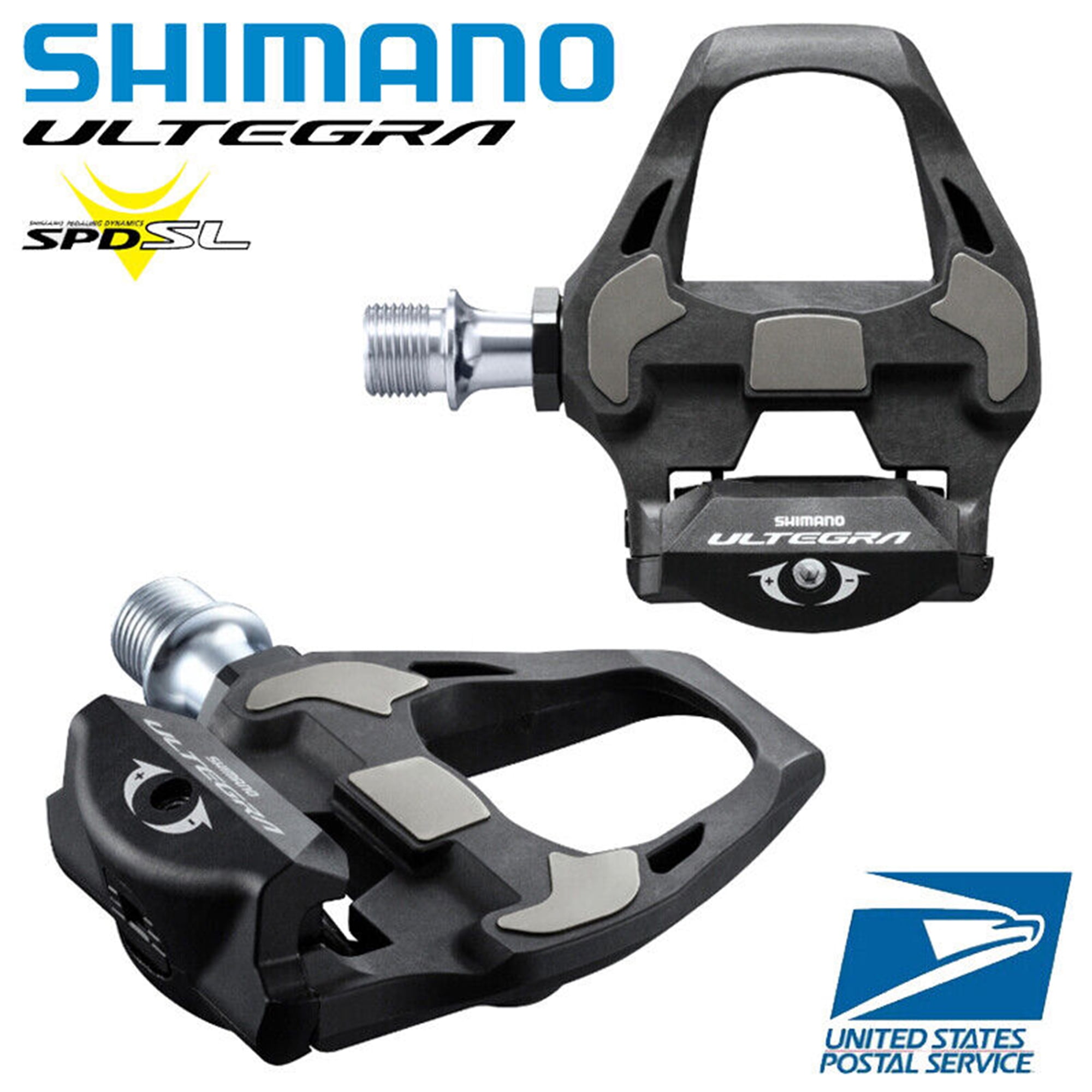 pindas Puno Drijvende kracht Shimano ULTEGRA SPD-SL/PD-R8000 Carbon Composite Pedal with Road Bike SM11  6° Cleat - Walmart.com