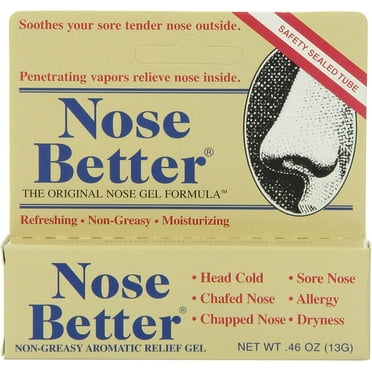 Nose Better Non-Greasy Aromatic Relief Gel - 0.46 Oz (13 G)