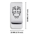 thumbnail image 2 of Stainless Steel Maori Warrior Champion Classic Slim Money Clip Credit Card Holder, 2 of 2