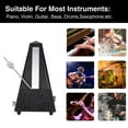 thumbnail image 2 of Yeacher Universal Pyramid Mechanical Metronome ABS Material for Guitar Violin Piano Bass Musical Instrument Practice Tool for Beginners, 2 of 8