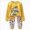 X213-Yellow, variant on Toddler Baby Girl Boy Clothing Sets Little Dinosaur Printed Long Sleeve Tops And Pants Kids 2pcs Outfits 6-12 Months 12-24 Months 2T 3T 4T 5T 6T 7T Gift Set 3-6 Months