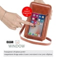 thumbnail image 4 of Pequeño bolso bandolera para teléfono móvil, funda para teléfono móvil con cartera colgante, bolso bandolera de piel sintética, pasaporte, funda para teléfono móvil con ranura para tarjetas, correa, 4 of 5