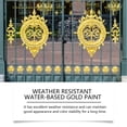thumbnail image 5 of Weather Resistant Water-Based Gold Paint, Waterproof Gold Spray Paint for Metal, Acrylic Paint Metallic Gold, Antique Gold Liquid Paint for Arts, Paintings and Crafts, 5 of 7