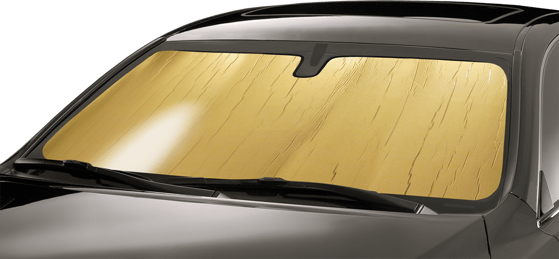 GOLD Custom Fit Sun Shade for Acura Vehicles Windshield Heat SunScreen Shield