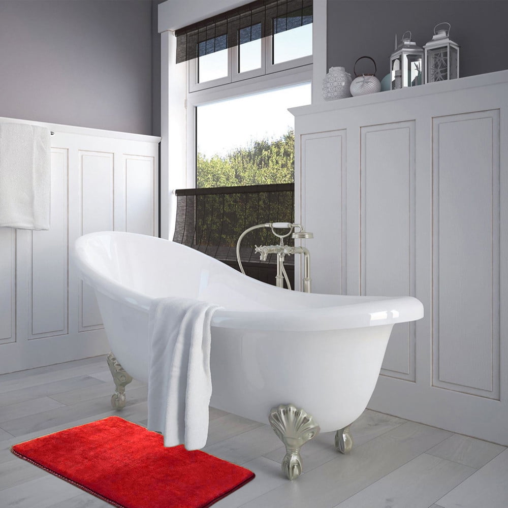 Luxurious Absorbent Soft Memory Foam Bath Mat Bathroom Shower Rug Non Slip 