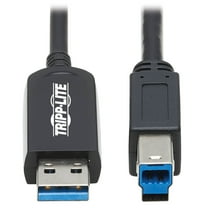 Tripp Lite 66ft USB 3.2 Gen 1 A to B Fiber Active Optical Cable Black U328F20M