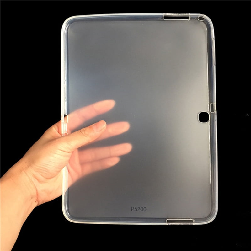 Tablet Case For Samsung Galaxy Tab 3 10.1 GT P5200 P5210 10.1" Silicone Soft Cover For Samsung Tab3 P5200 P5210 10.1 inch+Stylus white
