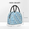 thumbnail image 2 of Daiia Cartoon Rocket With Space Pattern Lunch Bag , Insulated Lunch Box, Small Leakproof Cooler Food Lunch Containers Reusable High Capacity Lunch Tote Bags-One Size, 2 of 6