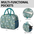 thumbnail image 6 of Womens LightBlue Cartoon Dinosaurs Cacti Pattern Lunch Box for Work,Insulated Lunch Bag for Women,Loncheras Para Mujer,Leakproof Adult Lunch Bag for Work,Beach,Travel,Picnic,Camping, 6 of 7