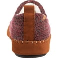 thumbnail image 3 of Women's Acorn Camden Recycled Bootie Slipper Garnet Wool/Synthetic Yarn L M, 3 of 5