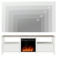 Fireplace TV Stand for TV's up to 75 Inch, LED Entertainment Center for