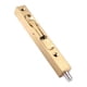 thumbnail image 5 of Perno al ras de la puerta de acero inoxidable Protector de puerta deslizante de seguridad Cerradura de cierre Dorado Sunnimix Perno al ras de la puerta, 5 of 8