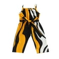 thumbnail image 1 of Combinaisons d'Été pour Filles Enfants Vêtements 2 Couleurs Sans Manches à Rayures Imprimées Combinaisons Pantalons avec Ceinture Rayure Rose 4-5 Ans, 1 of 7