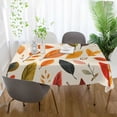 thumbnail image 3 of Yayeee Tablecloths 60" x 60" Rectangle Wrinkle Resistant Party Table Cover, Colorful Leaves, 3 of 8