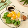 thumbnail image 5 of Multifunctional Star Shape Glass Divided Plate 1pc for Desserts and Meals, 5 of 11