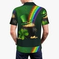 thumbnail image 4 of Balery St. Patrick's Day4 Printed Men’s Short Sleeve Polo Shirt, Midweight Men's Shirt,Golf Polo shirts -X-Large, 4 of 9