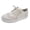 White, variant on zttd women's fashion casual flock round oxford lace up flat single shoes