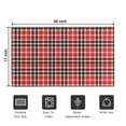 thumbnail image 5 of Red Black White Checkerboard Checkered Pattern Door Rugs,Washable Non Slip Door Mats Indoor,Decorative Door Mats,Entry Mat Indoor for Entrance,Bedroom,Kitchen,Bathroom,17"x30", 5 of 6