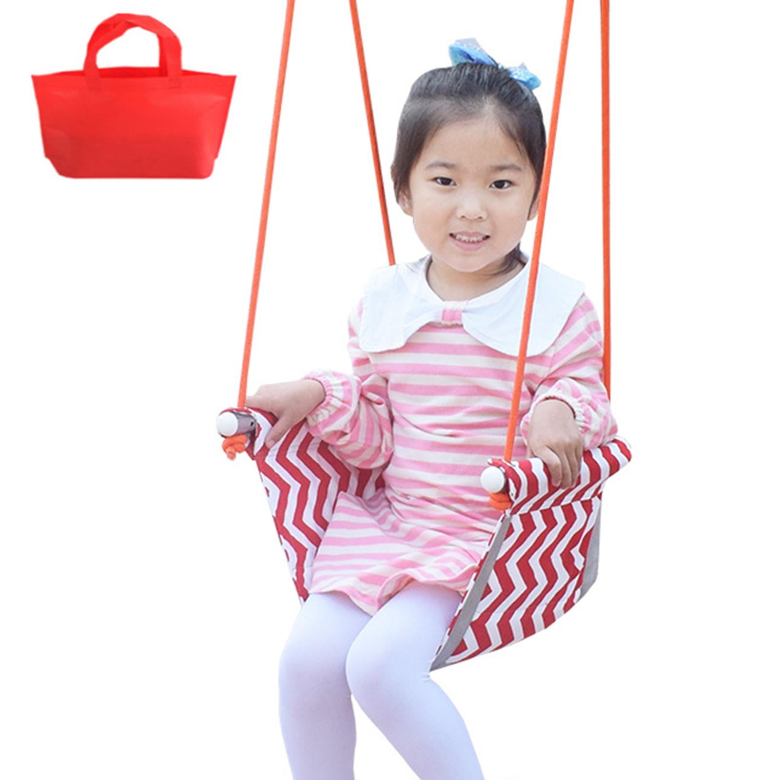 Generic Canvas Baby Hanging Swing Rocking Chair Baby Swing Seat For