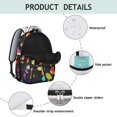 thumbnail image 4 of Everyday Carry Mushroom Print Backpack, Large Capacity School Bookbag for College Students, Reliable Laptop Bag, Trendy Gift for Campus and Work, 4 of 6
