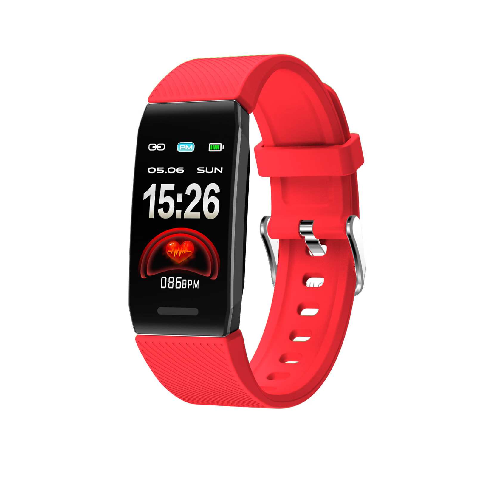 Color Large Screen Smart Watch Waterproof Fitness Wristband For