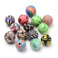 thumbnail image 2 of 20pc Handmade Polymer Clay Beads Round about 12mm in diameter hole: 1.6~3mm, 2 of 3