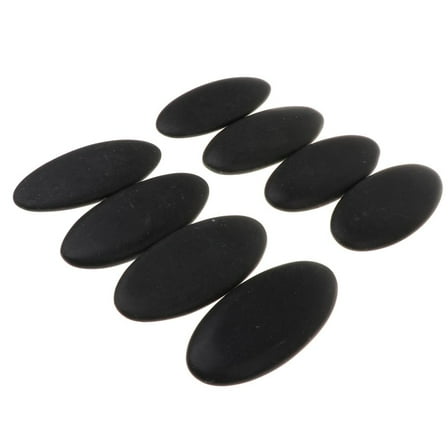 8 Pcs Large Spa Hot Rocks Relaxing Massage , Chinese Health Exercise Release Massage
