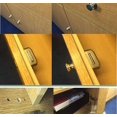 thumbnail image 5 of Push Button Locks, Cabinet Drawer Latches And Latches Keyless Door Cabinet Lock Knob,brown(1pcs), 5 of 5