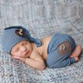 thumbnail image 3 of SPHET 2 Pcs Newborn Photography Props Clothing Baby Pants Long Tail Knot Hat Set Knitted Trousers Beanies Cap Kit for Infants Photo Shooting Costume Outfits, 3 of 19
