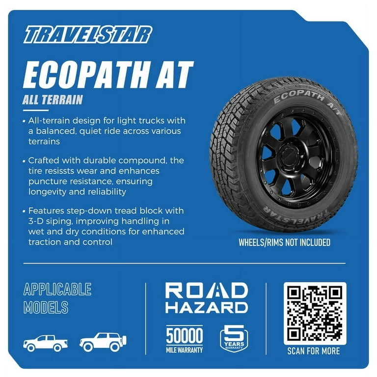 Travelstar EcoPath A/T All Terrain LT225/75R16 10Ply 115
