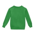 thumbnail image 5 of FAOWME Sweat à Capuche Imprimé Lettres Mode pour Filles Décontracté Ample Vert 5-6 Ans, 5 of 5
