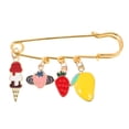 thumbnail image 1 of Broche pour Femmes Vêtements pour Filles Broche Dessin Animé Col à Revers Robe Chandail Broche en Alliage, 1 of 8