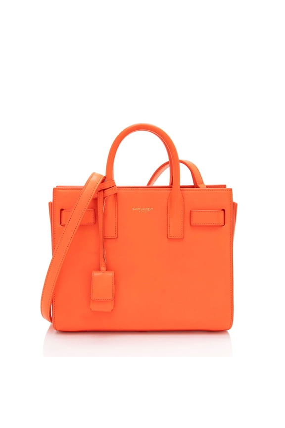 Pre-Owned Saint Laurent Calfskin Sac De Jour Nano Tote