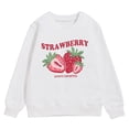 thumbnail image 4 of Weebloom Girls Hoodie Graphic Prints Sweatshirt Crewneck Long Sleeve Drop Shoulder Pullover Tops Fashion Vacation Outwear,4-5 Years, 4 of 4