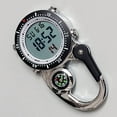 thumbnail image 3 of Digital Carabiner Watch, Outdoor Sports Electronic Chronograph Watch, Multifunctional Nurse Watch, 3 of 9