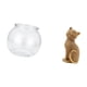 thumbnail image 5 of Elegante Pecera De Resina Con Escultura De Gato Para Oficina, Hogar, Mesa, Sala De Estar, Dormitorio Y Estantería., 5 of 8