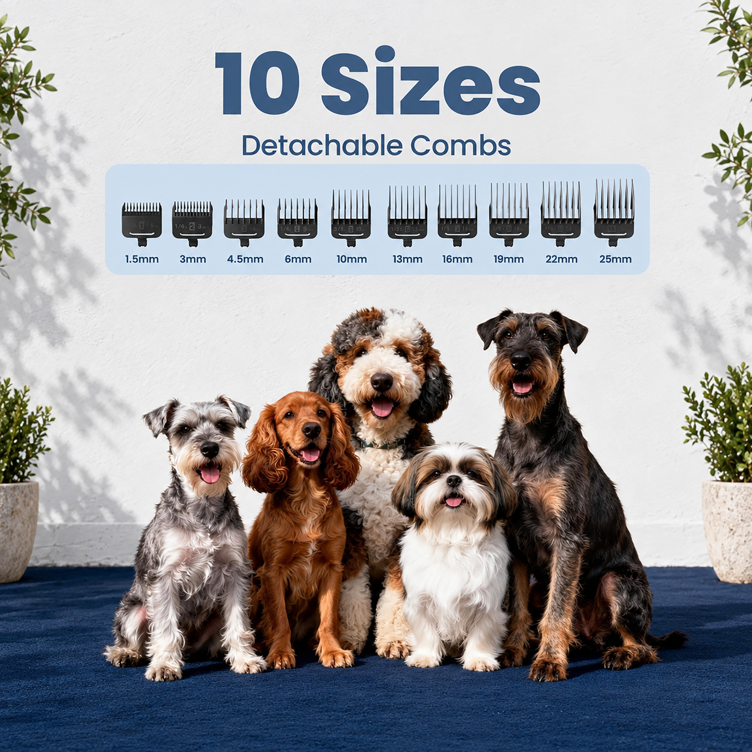 Oneisall Dog Clippers with Guide Combs photo 3