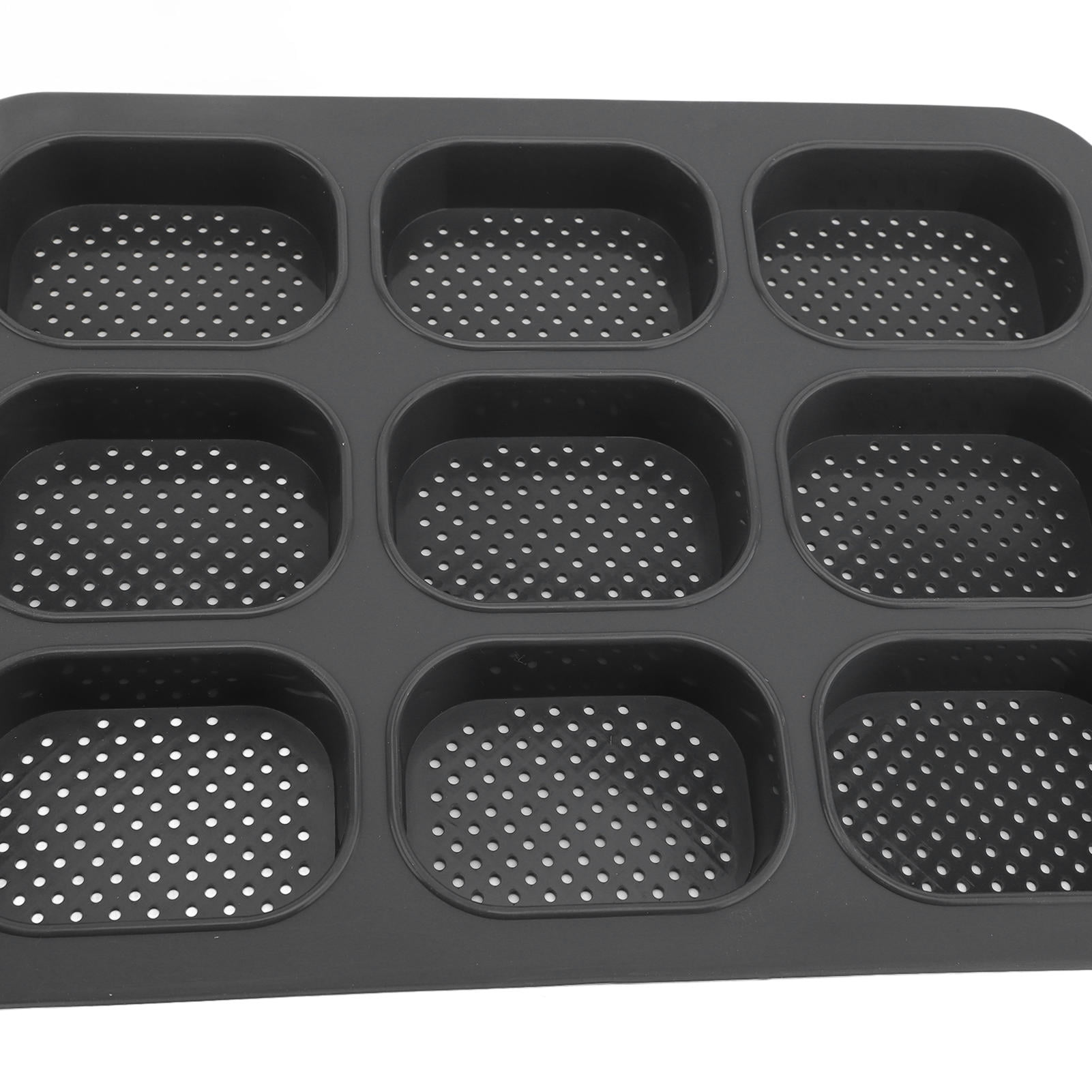 BOKYAN French Bread Baking Set – Flexible Silicone Loaf Pan, 4‑Grid Bread Board, Brush & Spatula, Anti‑Stick, Easy Release, Dishwasher & Microwave Safe