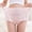 Pink, variant on High Waist Seamless Panties for Women Ice Silk Microfiber Briefs Breathable Wicking Underwear No Show Tummy Control Cooling Full Coverage Multipack S-XXL, White,XXXL