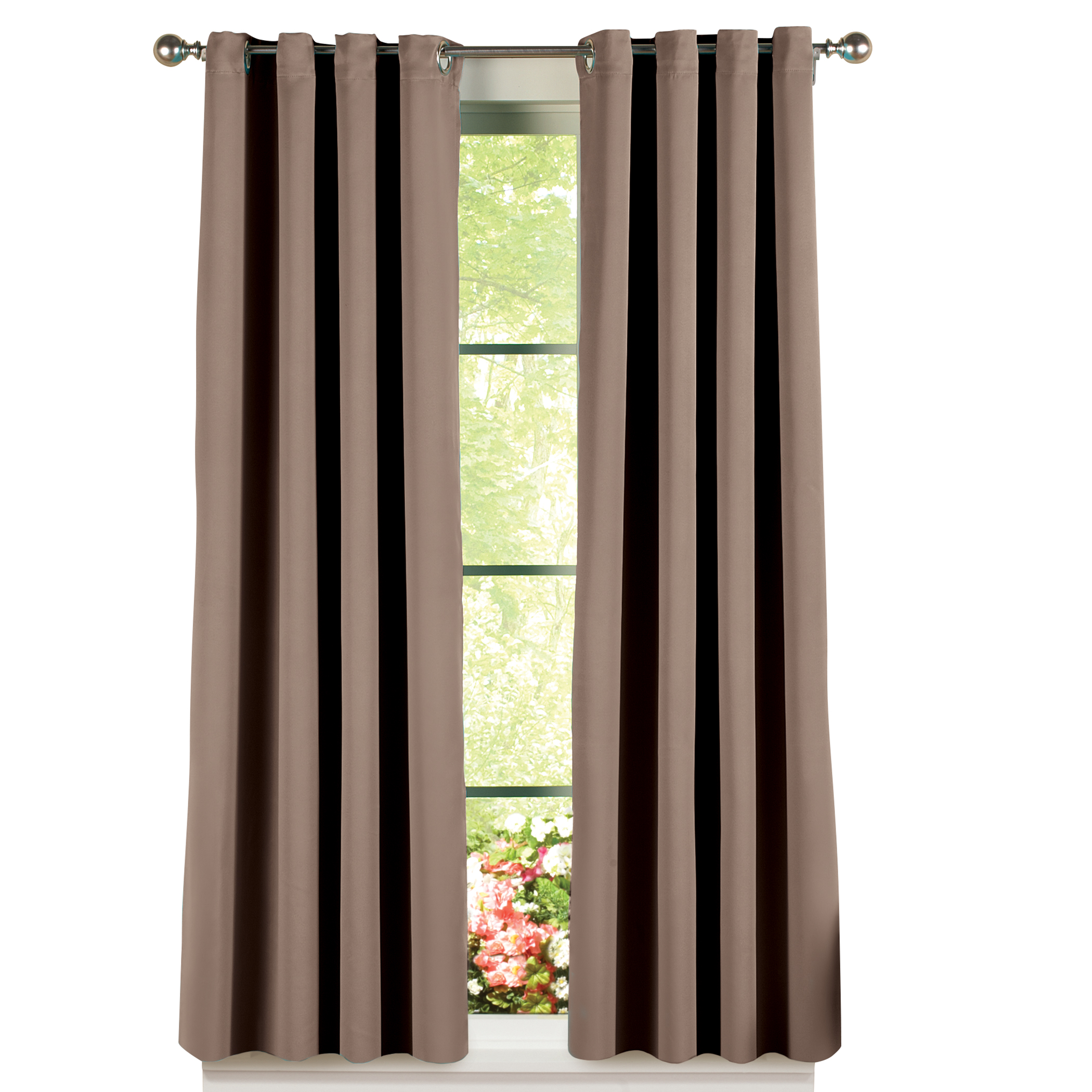 Collections Etc Energy-Saving Blackout Insulated Room-Darkening Thermal