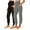 Black/Light grey, variant on Yawrut Two-Piece Set Women's Maternity Casual High Waist Support with Ventral Pocket Corset Leg Sports Casual Pants